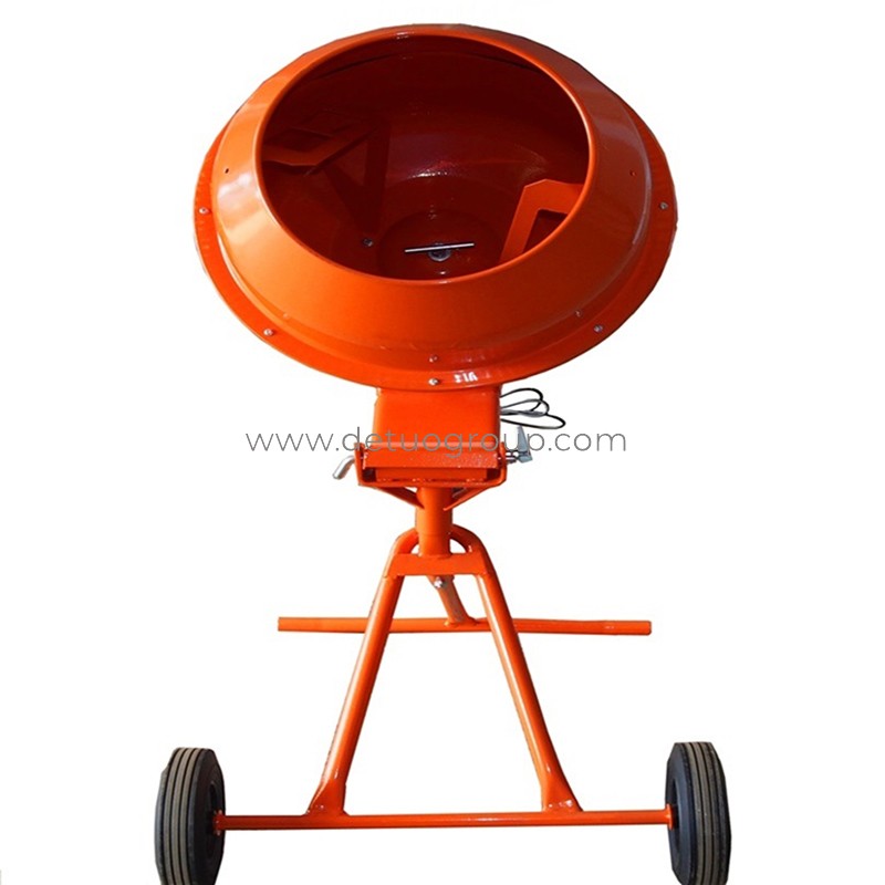 140L hand push cement mixer with stands